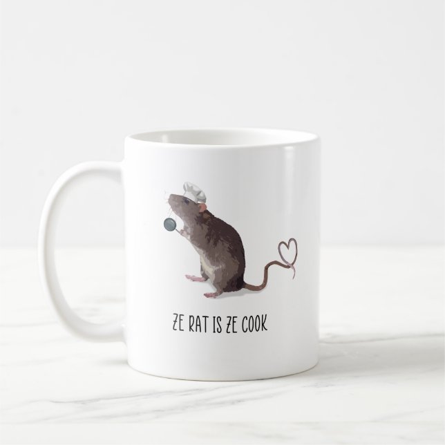 Mug Ze Rat est Ze Cook - Inspiré par Ratatouille (Gauche)