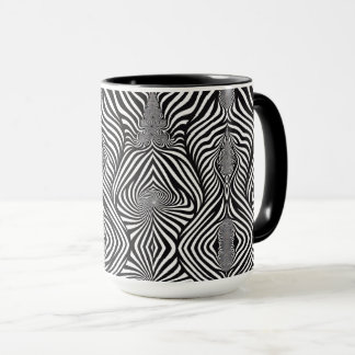 Mug Zebra Abstrait B&W Sherpa Blanket