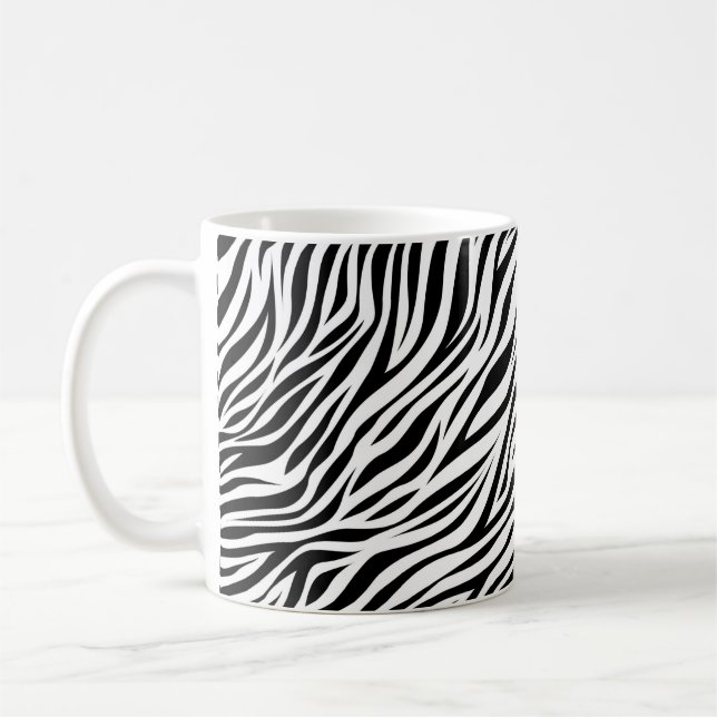 Mug Zebra Animal Skin Imprimer Motif-15391 (Gauche)