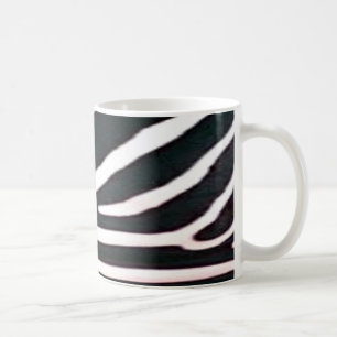 Mug Zebra Black and White Stripes Imprimer