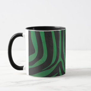 Mug Zebra Black et Green Print