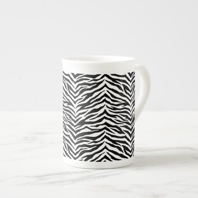 Mug Zebra de la Chine d'os Imprimer Mug de Chine d (Devant droit)