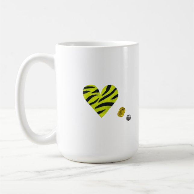 Mug Zebra-heart (Gauche)