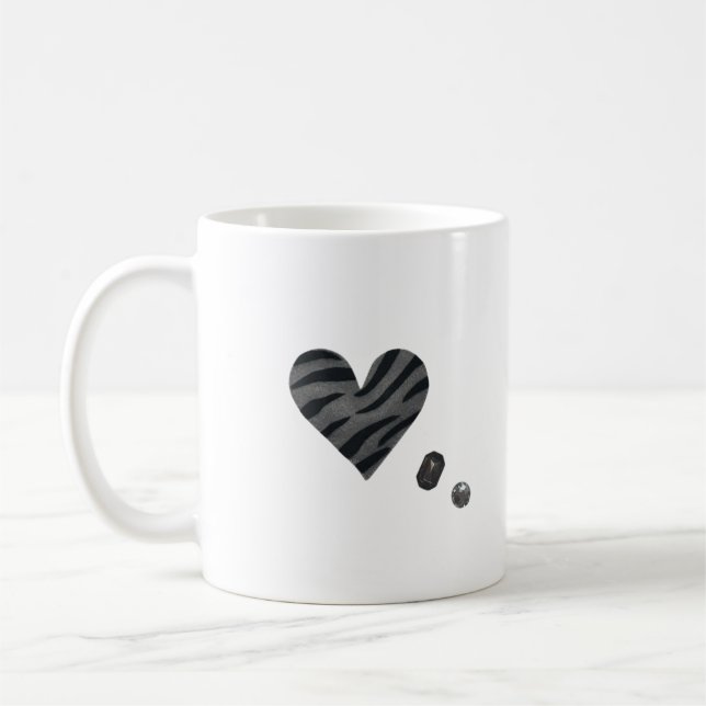 Mug Zebra-heart (Gauche)