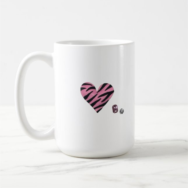Mug Zebra-heart (Gauche)