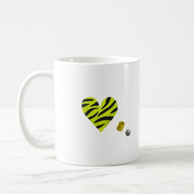 Mug Zebra-heart (Gauche)