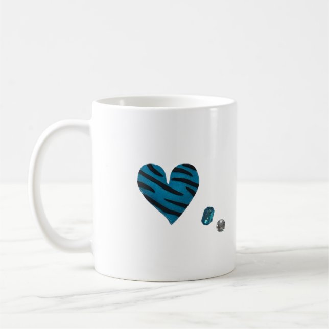 Mug Zebra-heart (Gauche)