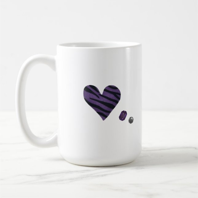 Mug Zebra-heart (Gauche)