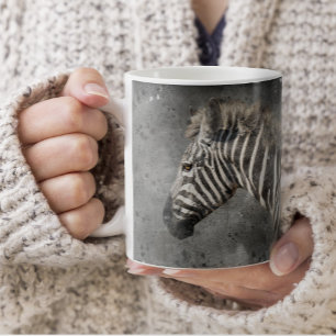 Mug Zebra Modern Aquarelle Art Fine Faune