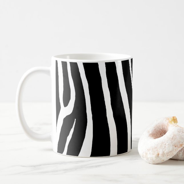Mug Zebra Stripes (Avec donut)