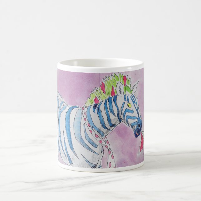 Mug Zèbre de rocker punk (Centre)