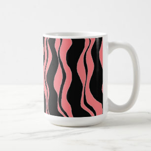 Mug Zèbre noir et rose