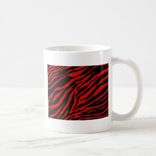 Mug zèbre rouge
