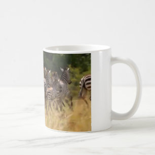 Mug Zèbres en mouvement : Un voyage de mille miles