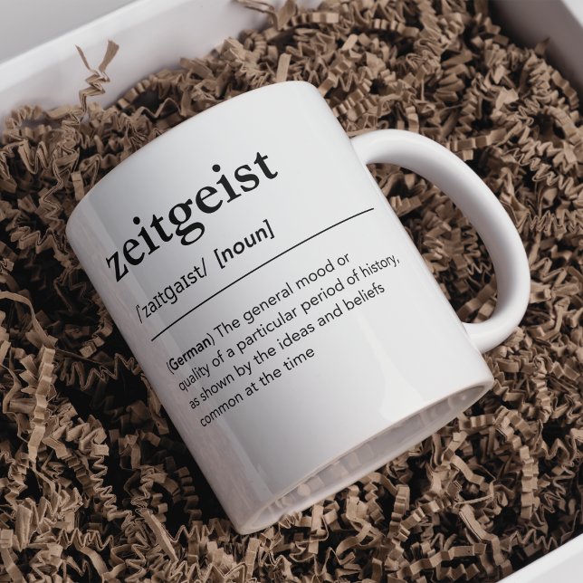 Mug Zeitgeist Définition Allemand Contemporain (Créateur téléchargé)