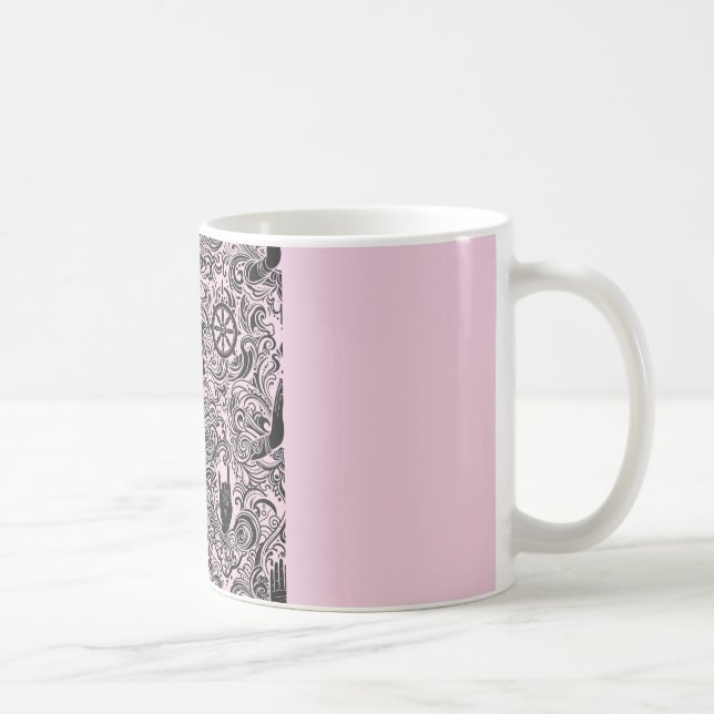 Mug Zen Buddhist Mudras Hand Gestures Graphic Cup (Droite)