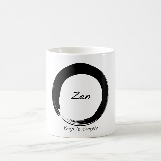 Mug Zen : Maintenez-le simple (Centre)