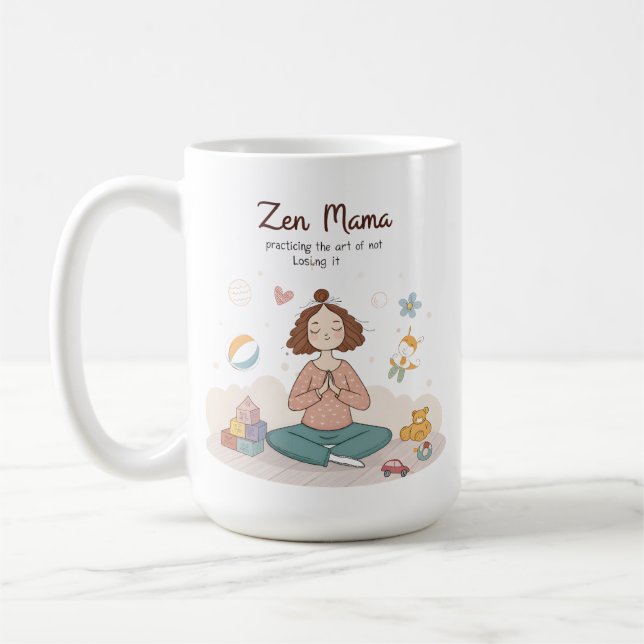 Mug Zen Mama Calm Motherhood Art (Gauche)