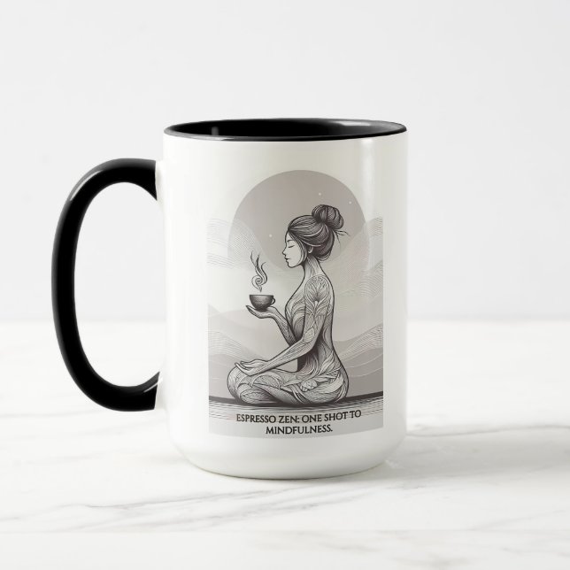 Mug Zen & Méditation Cadeau à thème pour femmes (Gauche)