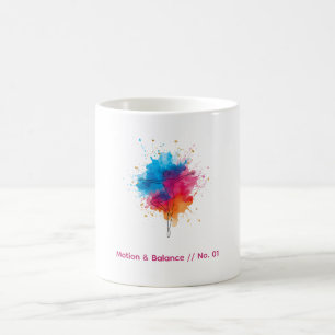 Mug Zen Motion n° 01 : Art linéaire minimaliste et vib