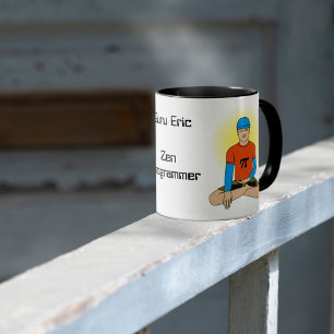 Mug Zen Programmer Modern Buddha
