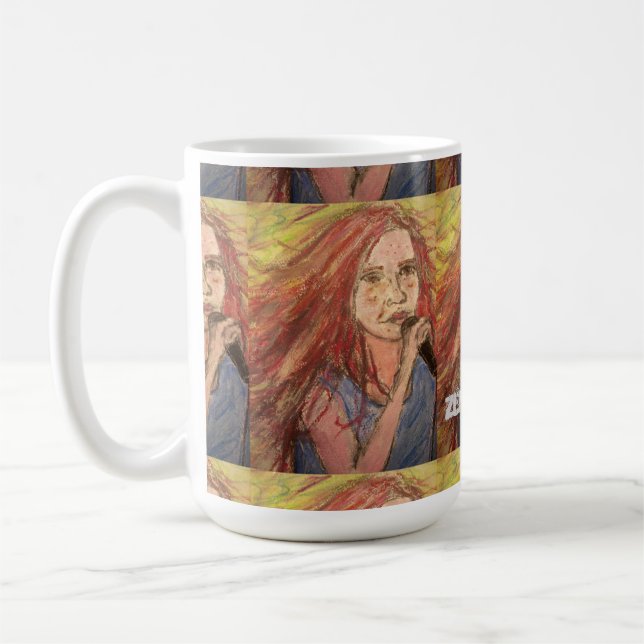 Mug Zen Rocker Girl art (Gauche)