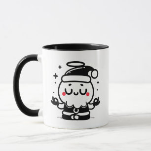 Mug Zen Santa – Joli Père Noël méditant Vacances