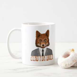Mug Zero Fox donné Humour