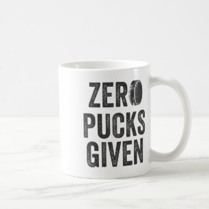 Mug Zéro Palets Donnés Sarcastique Hockey Adulte Homme