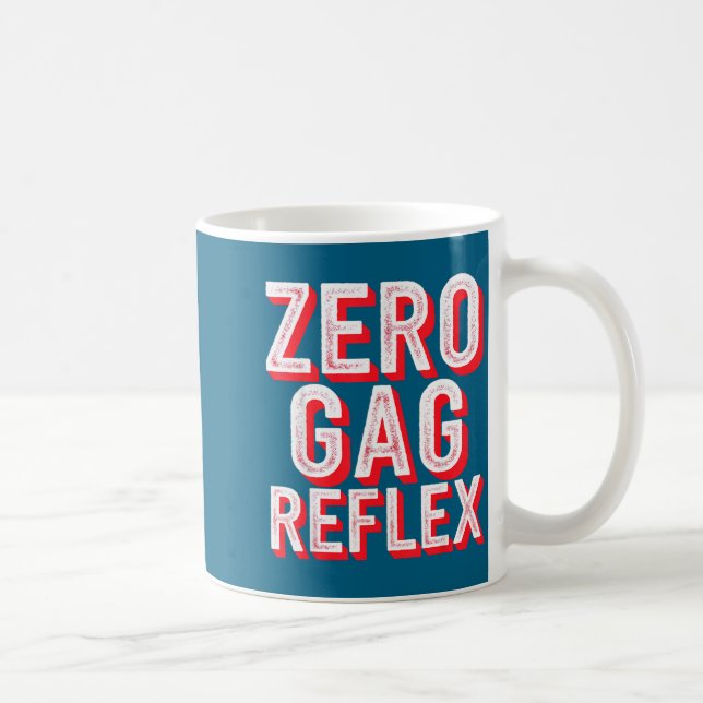 Mug Zéro Réflexe Nauséeux, Mème Drôle de Fête de Bache (Droite)