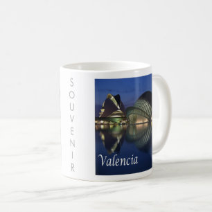 Mug zES100 VALENCIA panorama, Espagne,