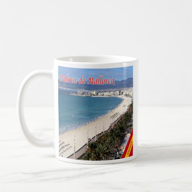 Mug zES101 PALMA DE MALLORQUE, Espagne, (Gauche)