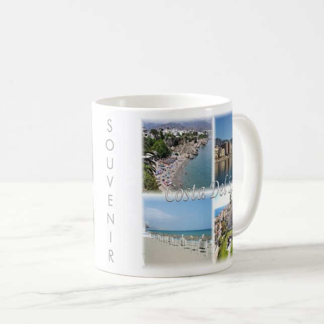 Mug zES156 COSTA DEL SOL, Espagne, (Devant droit)
