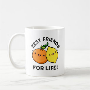Mug Zest Friends For Life Funky Citrus Fruit Pun