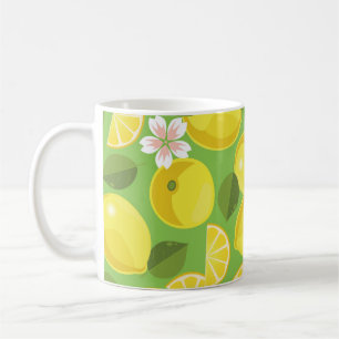 Mug Zesty Lemon : Citrus Motif Delight
