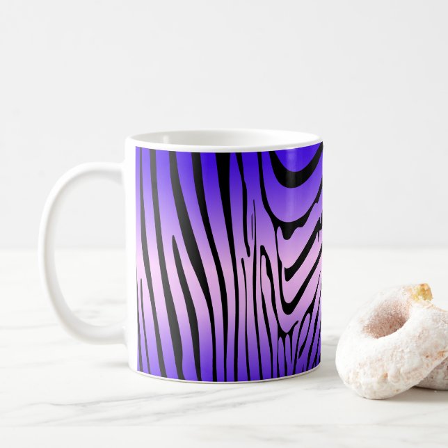 Mug Zesty Zebra Purple (Avec donut)