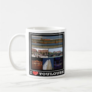 Mug zFR137 TOULOUSE "I Love", France,