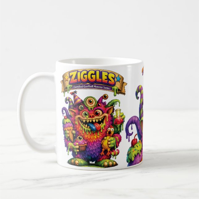 Mug Ziggles de la série Monstres Malicieux (Gauche)
