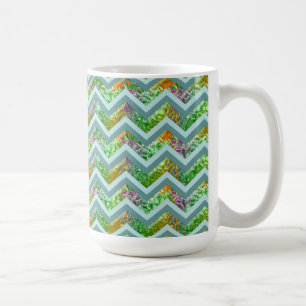 Mug Zigzag en verre souillé