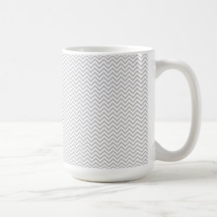 Mug Zigzag gris simple