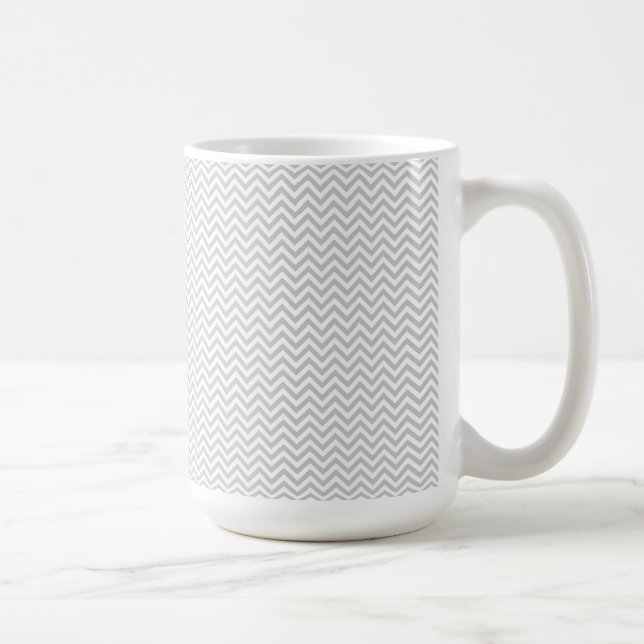 Mug ZigZag gris simple (Droite)