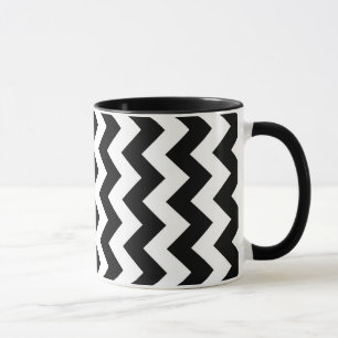 Mug Zigzag noir et blanc