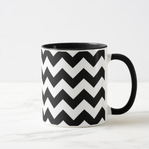 Mug Zigzag noir et blanc