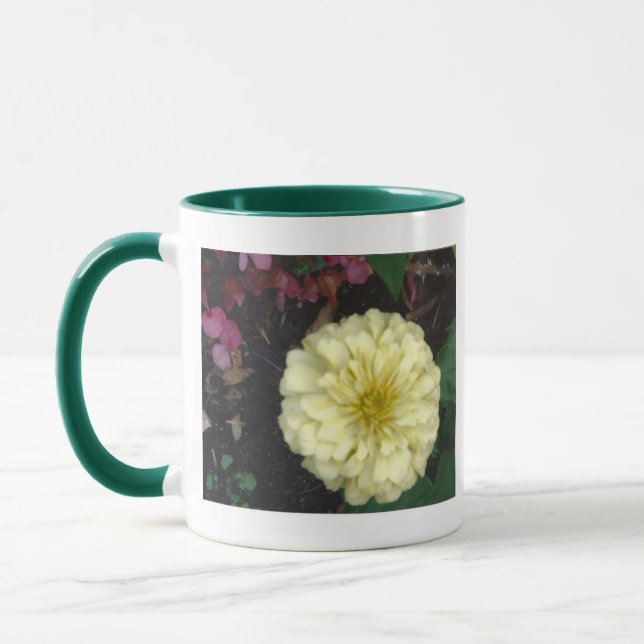 Mug Zinnia blanche (Gauche)