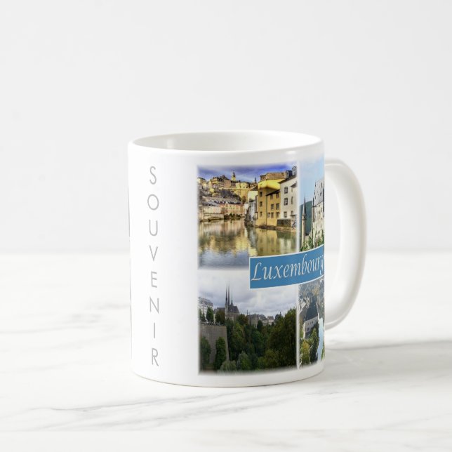 Mug zLU003 LUXEMBOURG, (Devant droit)