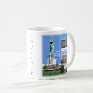 Mug zLV004 RIGA, République de Lettonie, Europe,