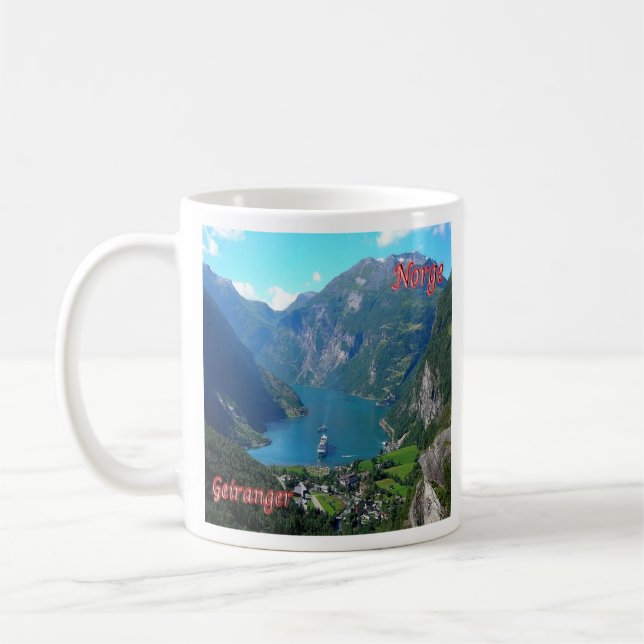 Mug zNO005 GEIRANGER, Norvège, Europe, (Gauche)