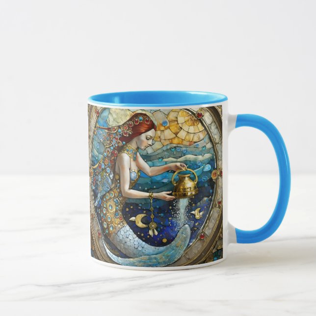 Mug Zodiac - Aquarius La Sirène Du Porteur D'Eau (Droite)