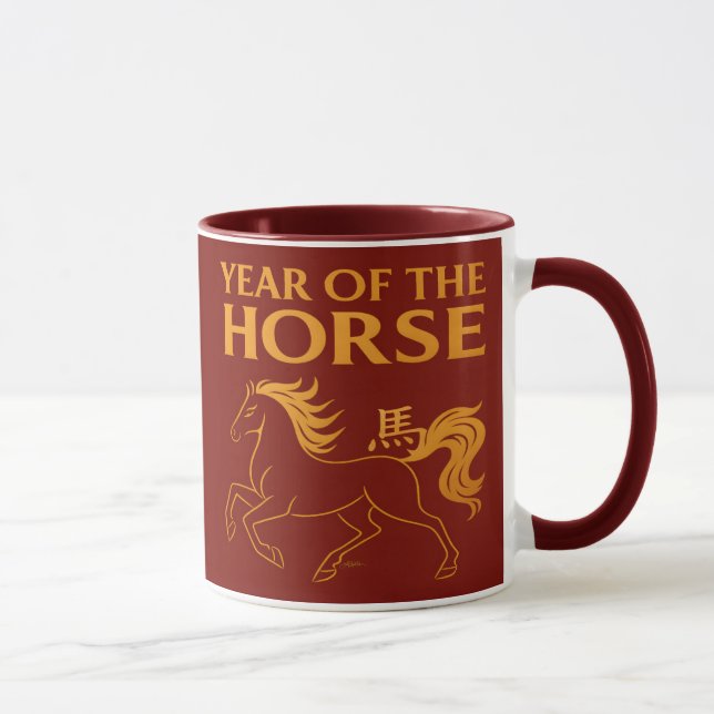 Mug Zodiac Chinese New Year 2026 Horse (Droite)