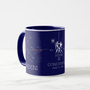 Mug Zodiac Constellation Gemini